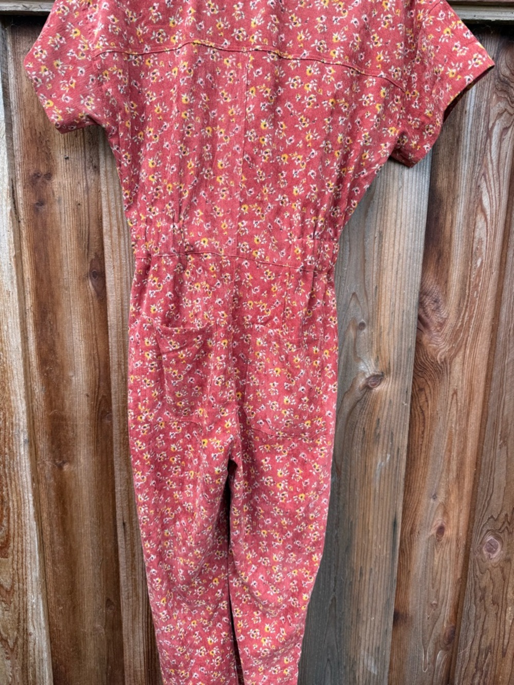 Piper & Scoot Floral Button-Front Jumpsuit - Picture 4 of 5
